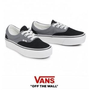 Brand new era platform vans black and pewter mens size 6.5
